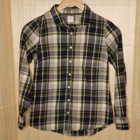 J. Crew Womens Soft Plaid Button Down Shirt XS - Picture 1 of 5